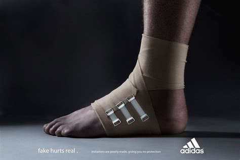 fake hurts real adidas|adidas counterfeit advertising.